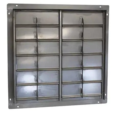 Dayton Dayton 4FZJ9 Backdraft Damper 30 in 33 in 5.4 sq ft 2500 fpm — product photo