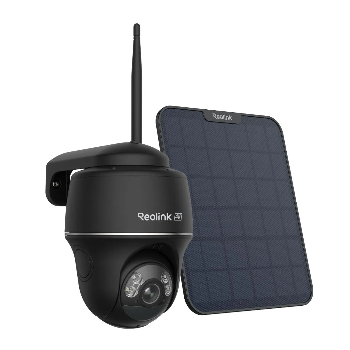 Reolink Reolink 4K 8MP Black Battery Camera with 6W Black Solar Panel Pan &amp; Tilt network camera — product photo
