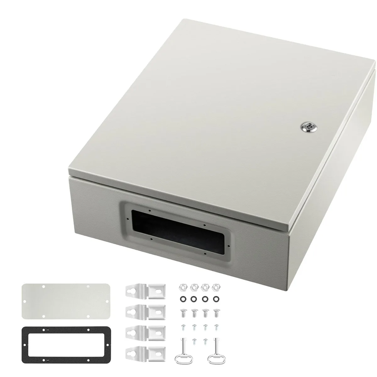 VEVOR VEVOR NEMA 4X Steel Electrical Box 20x16x6" IP66 Gray White — product photo