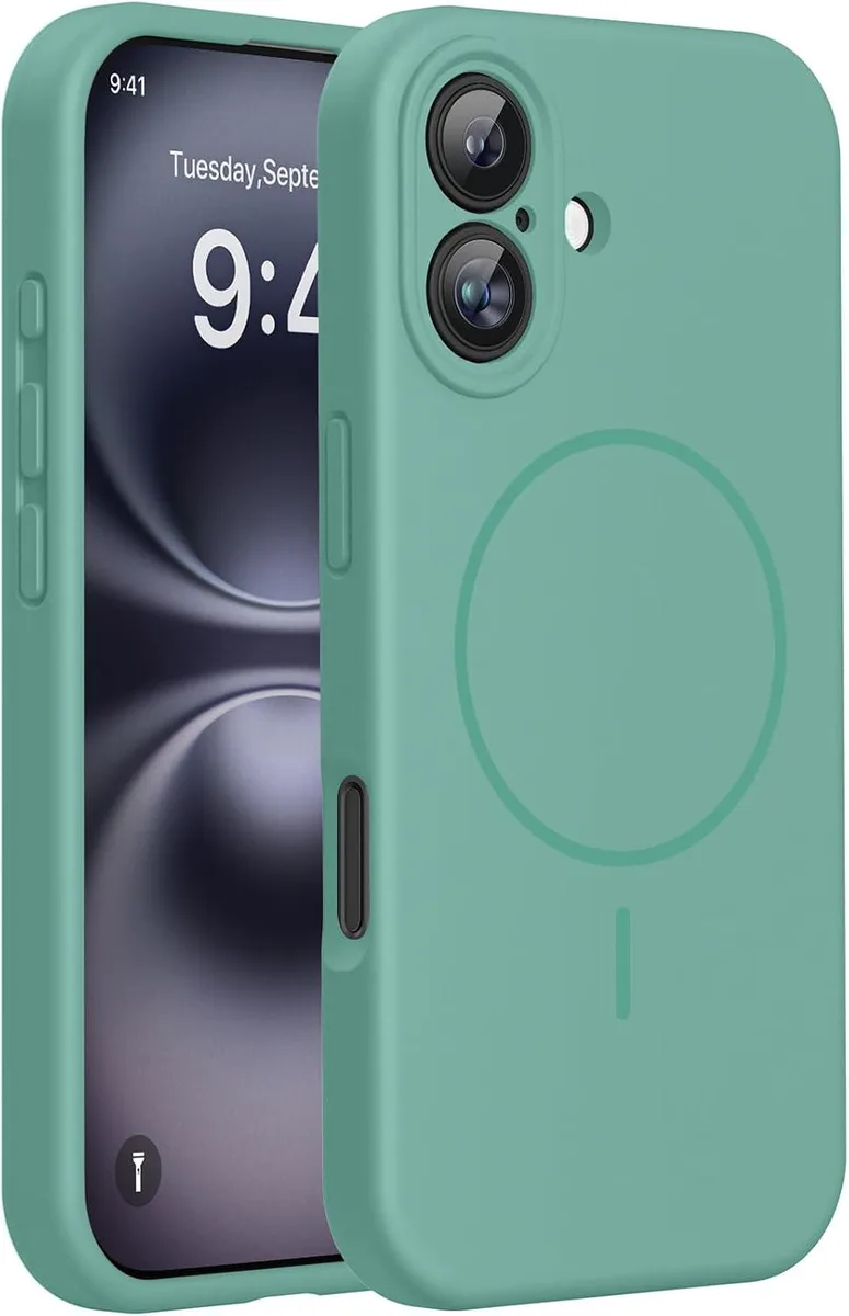 Transcend Transcend iPhone 16 Case Liquid Silicone Midnight Green 3.0 mm — product photo