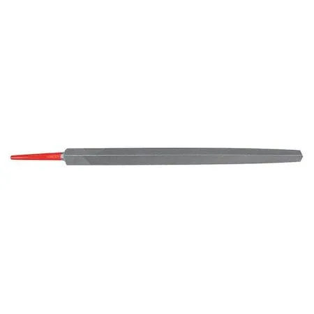 Triangular machinist file, natural finish, 6in length
