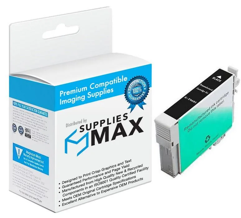 SuppliesMax SuppliesMax T068120 Black Inkjet Cartridge — product photo