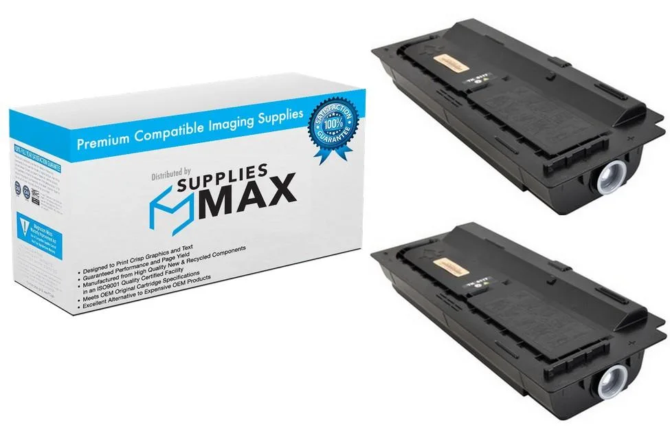 SuppliesMax SuppliesMax KYO1T02P10US0_2PK Black Toner Cartridge 2 Pack 15000 Pages — product photo