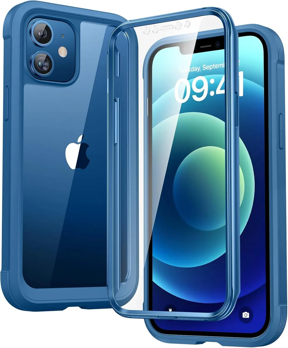 iworkmart iworkmart Full Body Rugged Case for iPhone 12/12 Pro 6.1 Blue — product photo