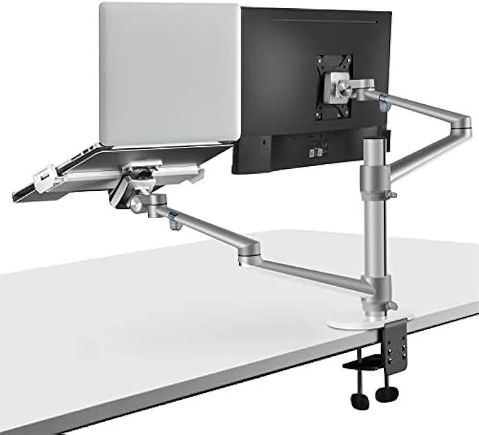 TAURKENAM TAURKENAM Monitor and Laptop Mount 17-32 in 12-17 in Silver — product photo