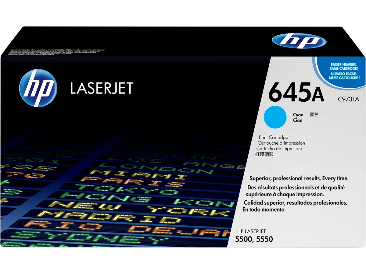 HP HP C9731A 645A Cyan Toner Cartridge 12000 Pages — product photo