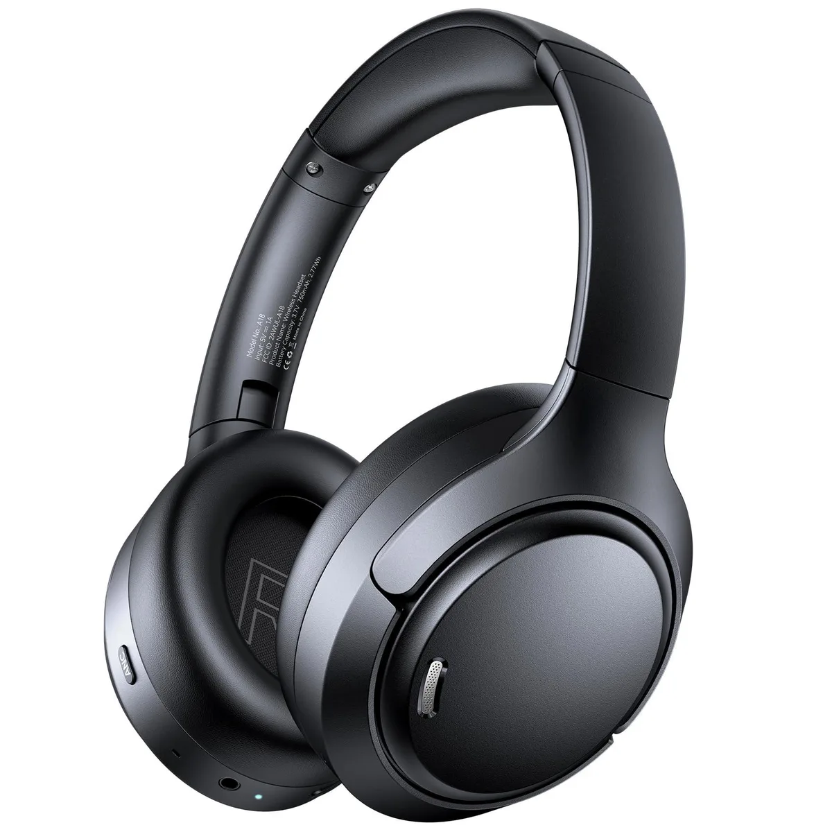  TAGRY A18 Over-Ear Headphones Bluetooth 6.0 120H 45dB ANC 6 Mic 40mm 32Ω Black — product photo