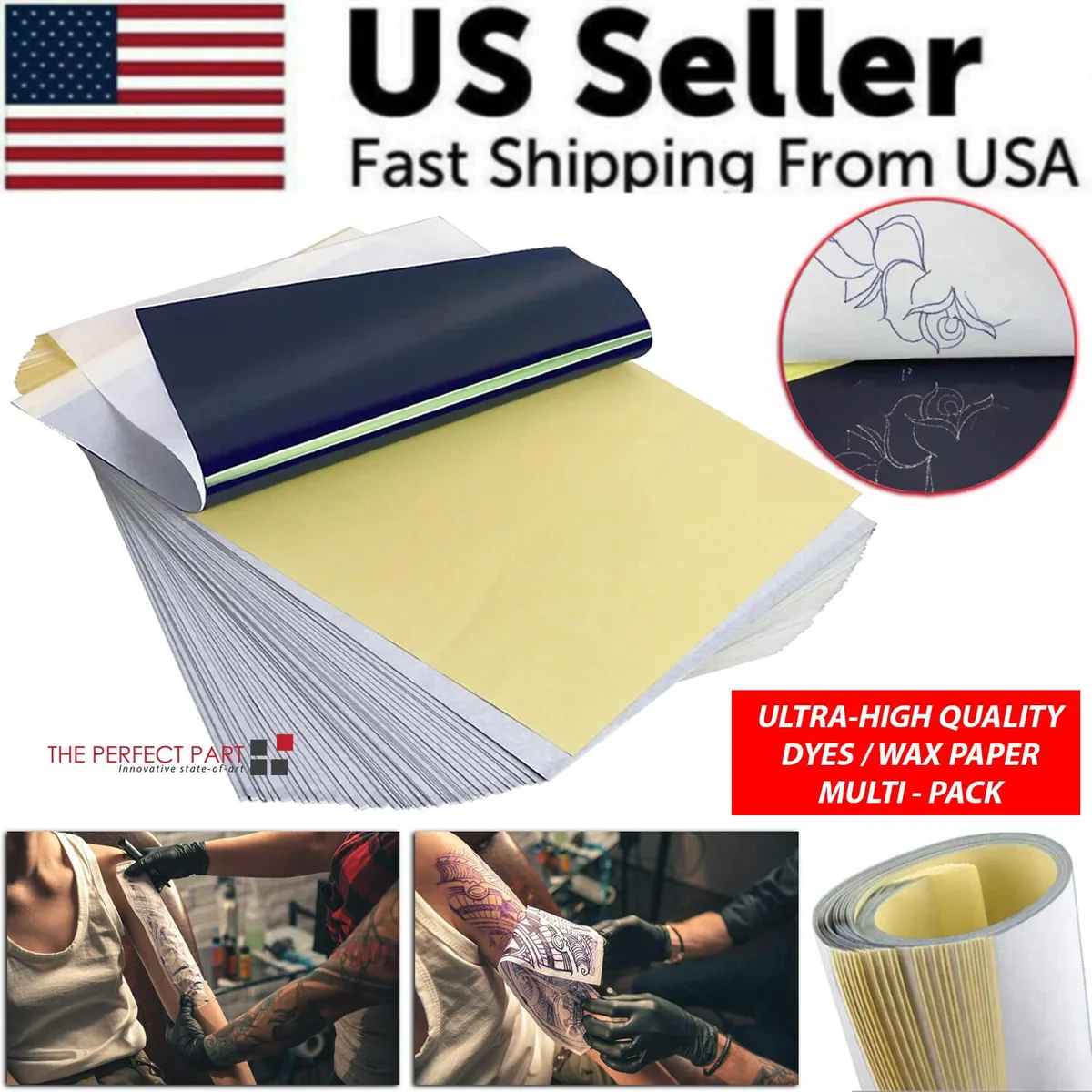 The Perfect Part The Perfect Part Tattoo Transfer Paper A4 10 Pack — product photo