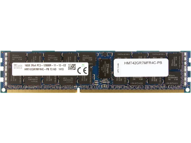 SK hynix SK hynix HMT42GR7MFR4C-PB 16GB DDR3 1600 ECC Registered server RAM — product photo