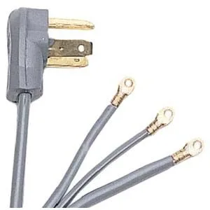 CERTIFIED APPLIANCE ACCESSORIES CERTIFIED APPLIANCE ACCESSORIES 90-1028 3-Wire Dryer Cord 10 ft — product photo