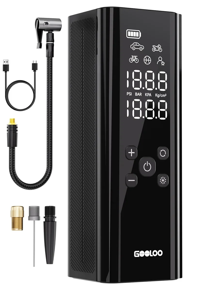 GOOLOO GOOLOO GT150-RED 150 PSI Cordless Tire Inflator 7500mAh Red — product photo