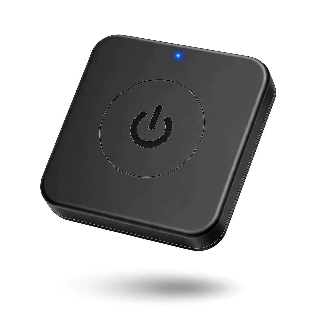 Wireless square power button with USB receiver and cables