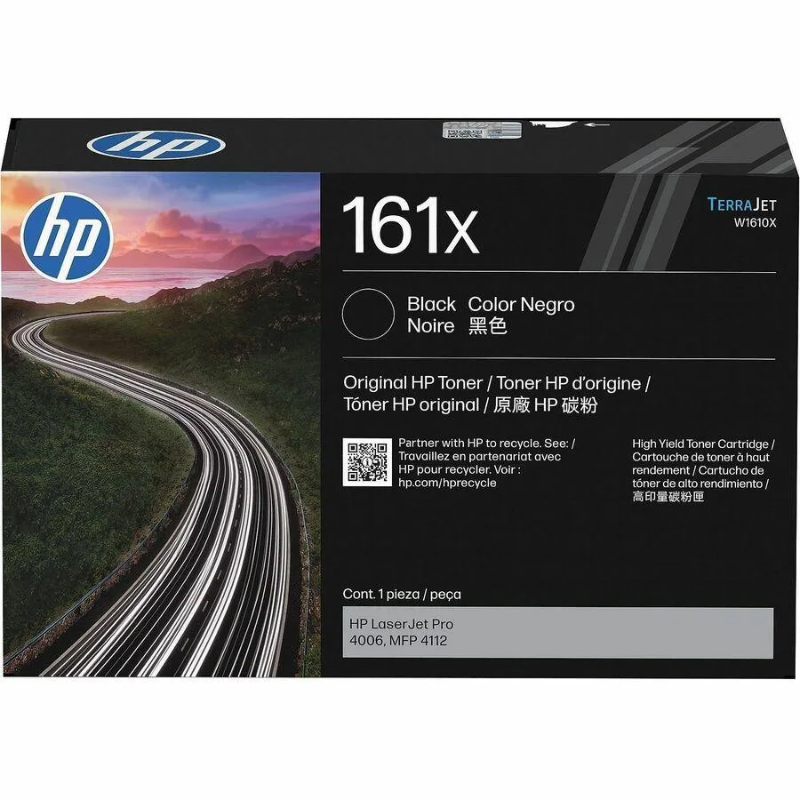 HP HP 161X High Yield Black Laser Toner Cartridge 10000 Pages — product photo