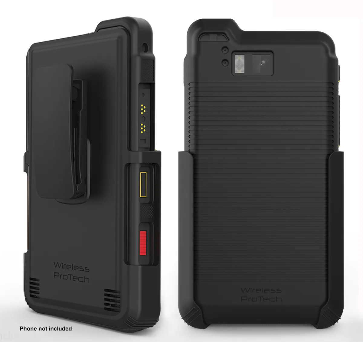 Wireless ProTECH Wireless ProTECH Swivel Belt Clip Holster and Flex Skin TPU Case Combo for Sonim XP8 XP8800 Black — product photo