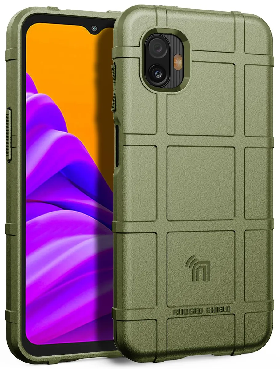 Nakedcellphone Nakedcellphone Special Ops Rugged Shield Case Olive Green for Samsung Galaxy XCover 6 Pro SM-G736 2022 — product photo