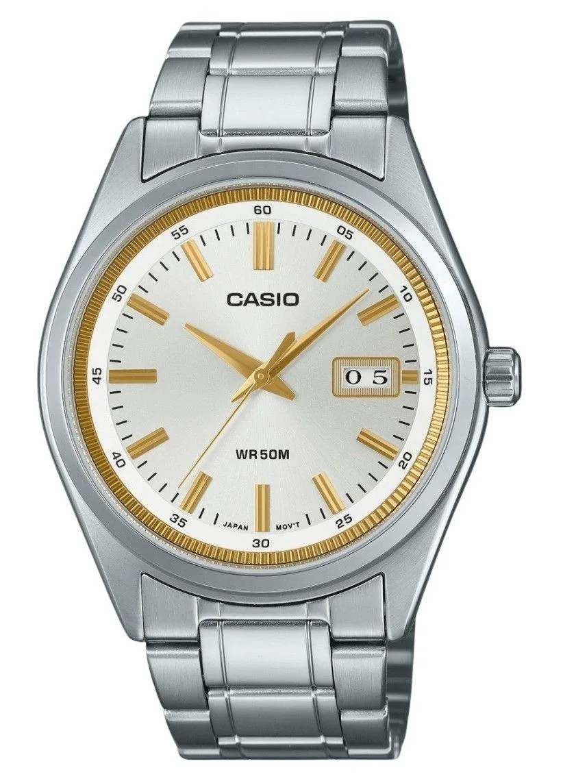 CASIO CASIO MTP-B180D-7AV Silver Dial Quartz Watch 41.00mm 50m — product photo