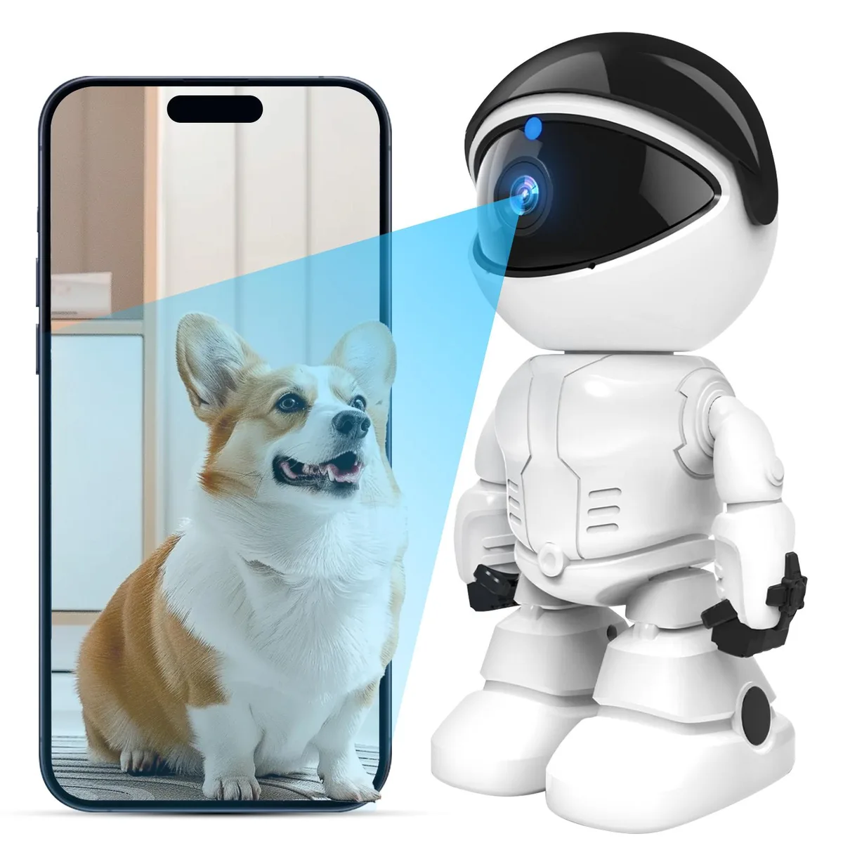 Picturesky Picturesky Indoor Camera 2K 5G/2.4Ghz WiFi White — product photo