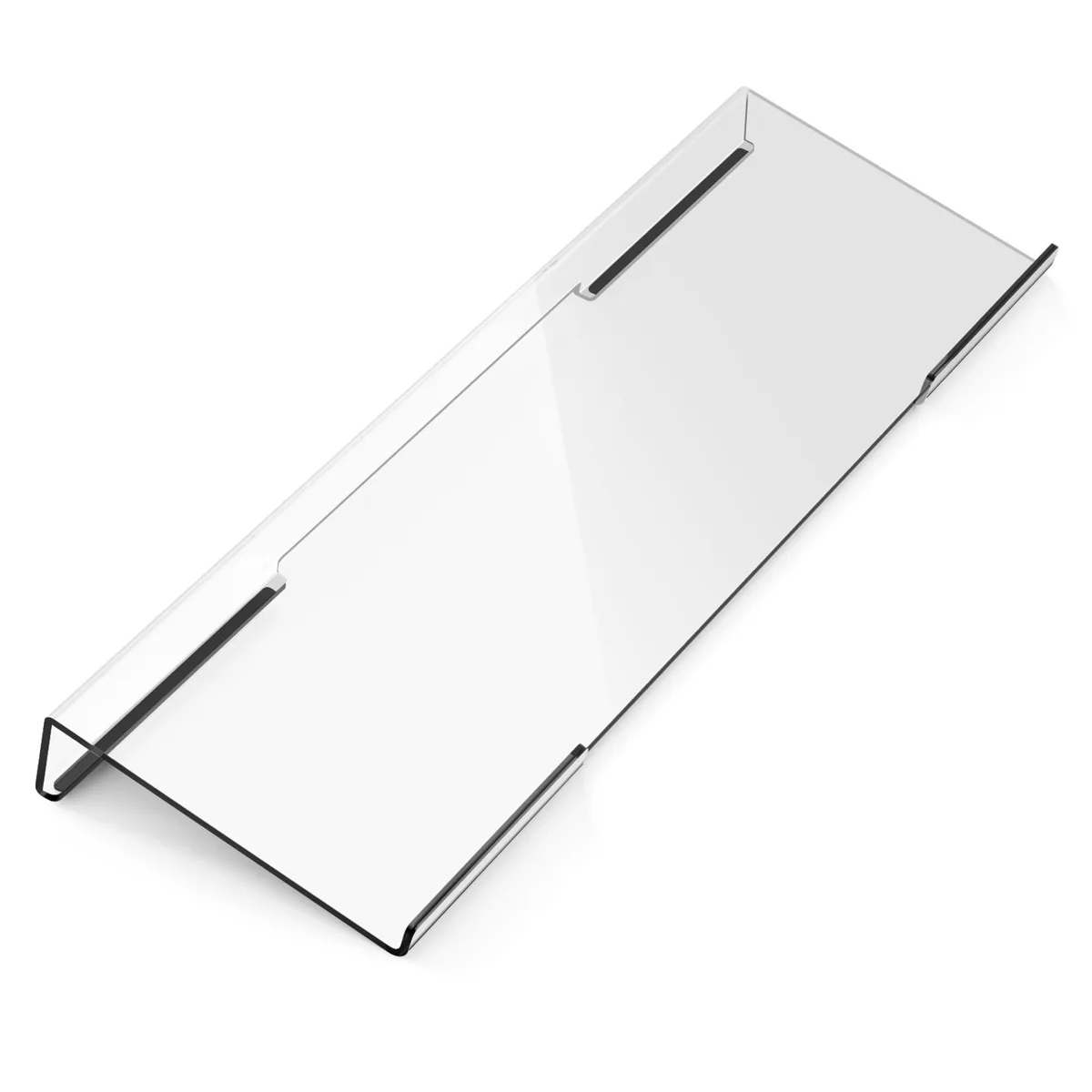  Laborio Clear Acrylic Keyboard Stand with Wrist Rest 16.8×5.1×1.46 in — product photo