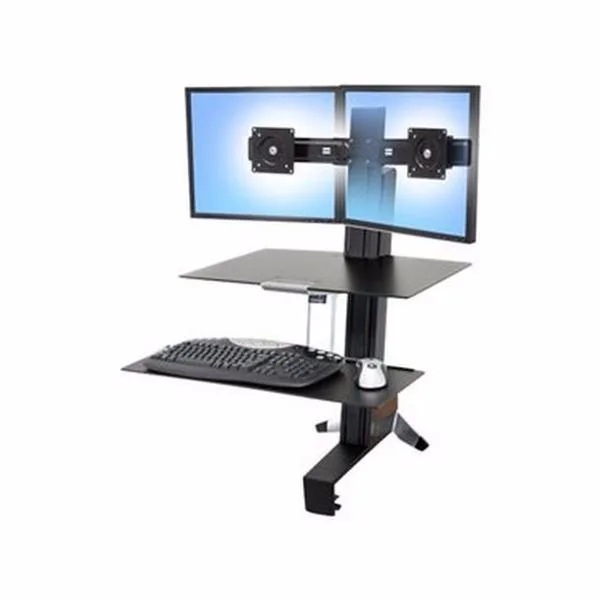 Ergotron Ergotron WorkFit-S Dual with Worksurface+ Stand 33-349-200 — product photo