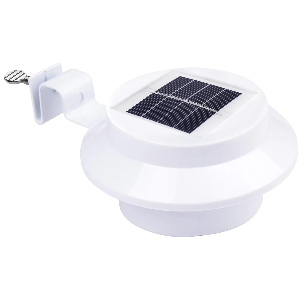 Yescom USA, Inc. Yescom USA, Inc. Solar LED Gutter Light With Bracket 3 LED 30lm 6500-7000K — product photo
