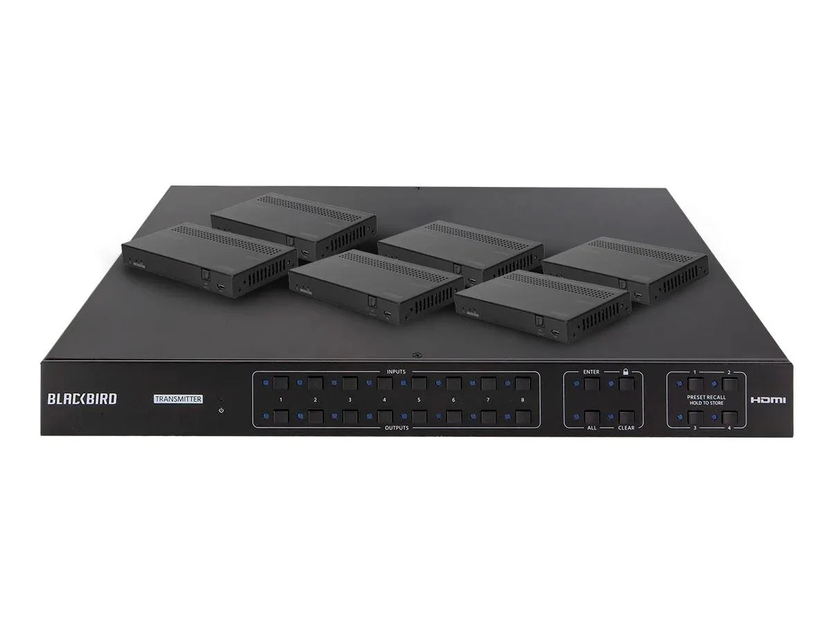 Monoprice Inc. Monoprice 139670 Blackbird 4K 8x8 HDBaseT Matrix video switch — product photo