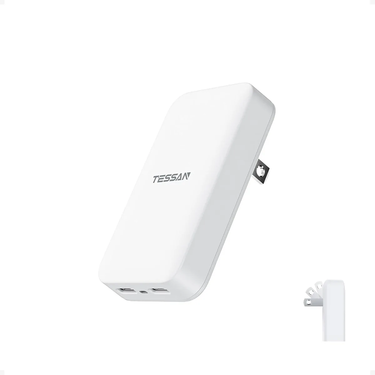 ONITOON ONITOON USB C Flat Wall Charger 35W Dual USB-C Foldable Plug — product photo