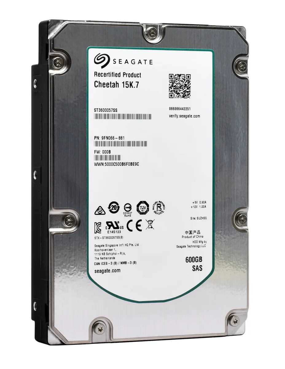 Seagate Seagate ST3600057SS 600GB 15000 RPM SAS internal hard drive — product photo