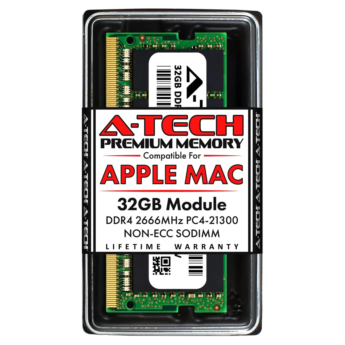 A-Tech A-Tech 32GB DDR4 2666MHz SODIMM 260-Pin Memory Upgrade for iMac 2019/2020 Mac mini 2018/2020 — product photo
