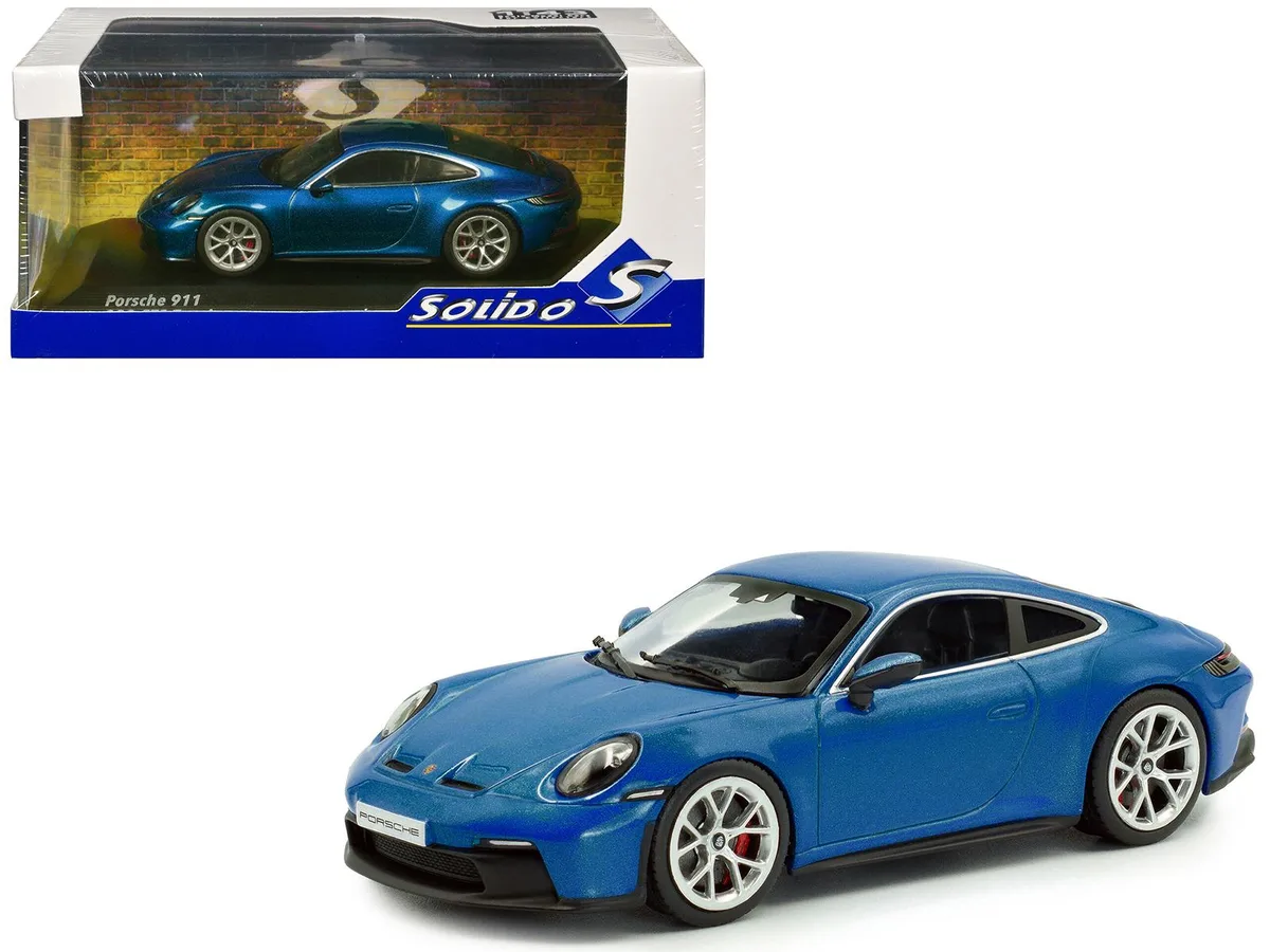 Solido Solido 2023 Porsche 911 (992) GT3 Touring South Sea Blue Metallic 1/43 Diecast Car — product photo