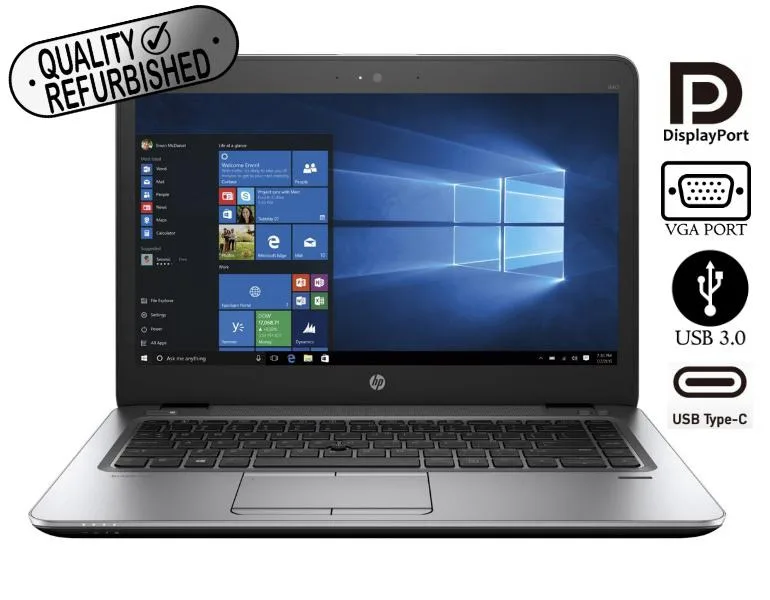 HP HP EliteBook 840 G3 laptop i5-6200U 2.3GHz 8GB DDR4 256GB SSD — product photo