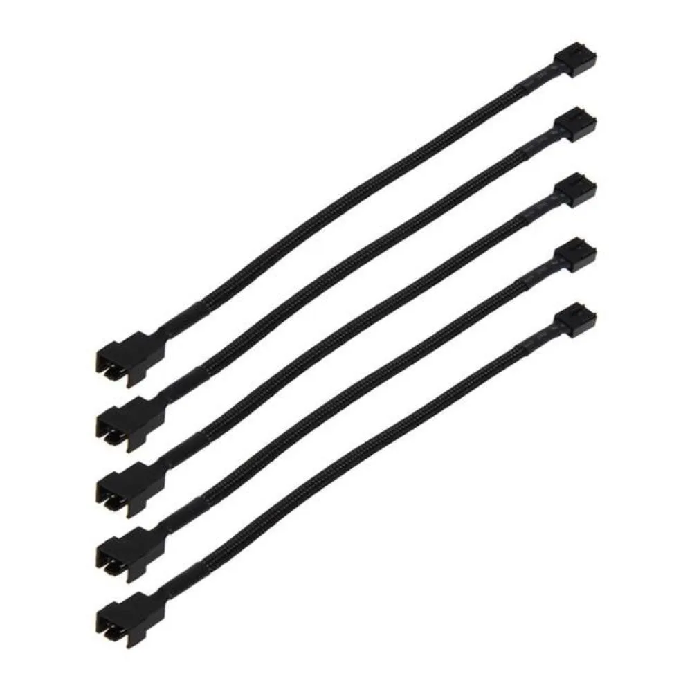 Ruth's sister Ruth's sister 12in 5PCS 4 Pin PWM Case Fan Extension Cable — product photo
