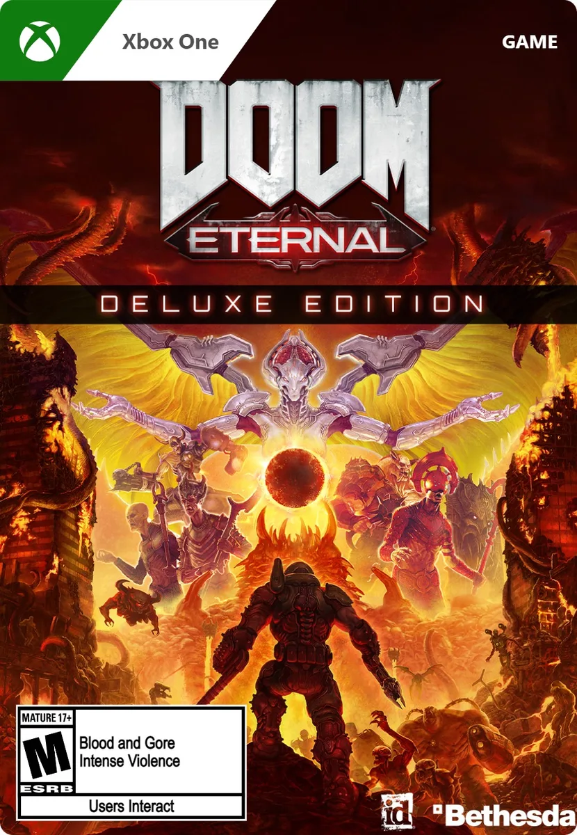 Bethesda Softworks Bethesda Softworks G7Q-00159 DOOM Eternal Deluxe Edition downloadable game — product photo
