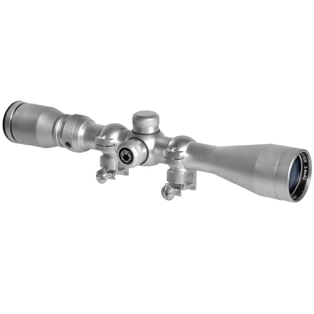 BARSKA BARSKA AC11204 3-9x40 Huntmaster Riflescope Silver — product photo