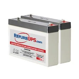 Two sealed 6V9A batteries in a 690 kit