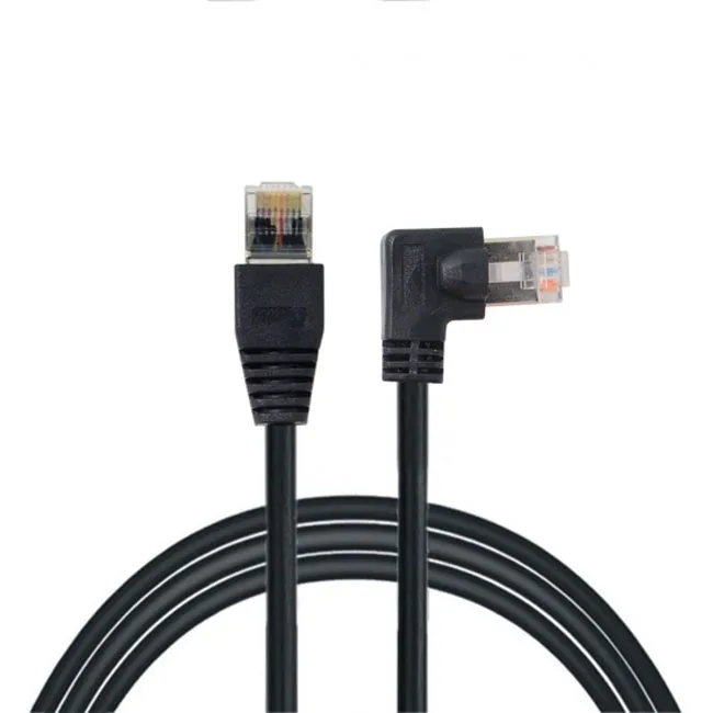 xiwai xiwai Left Angled Cat6 STP Ethernet Cable 50cm 90 Degree — product photo