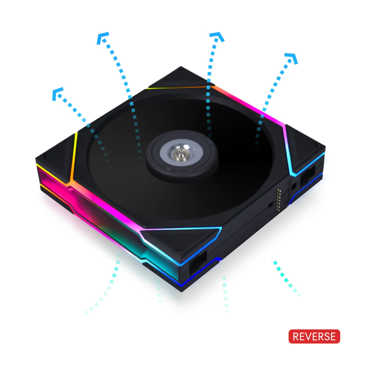 Lian Li Lian Li UNI FAN RTL120 120mm 28mm ARGB case fan 12RTL1B — product photo