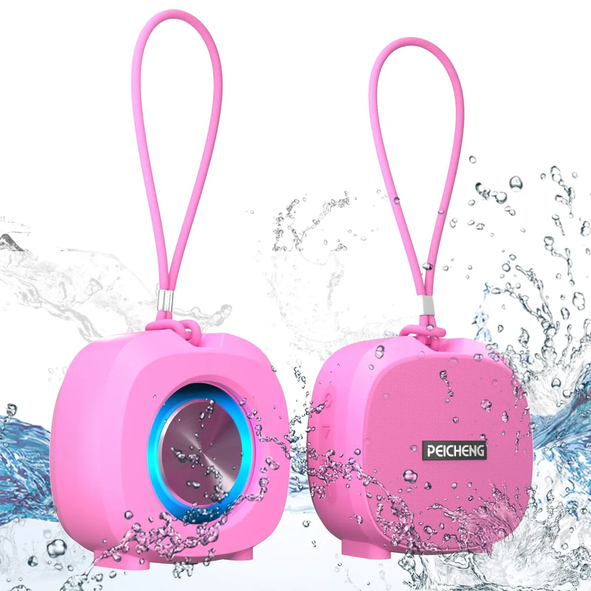  PEICHENG WP03B-p Pink portable speaker — product photo