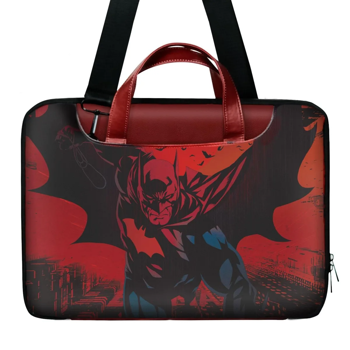 GSM Outdoors GSM Outdoors Batman Laptop Case 14.1 Red Black 2 in 1 accessory — product photo
