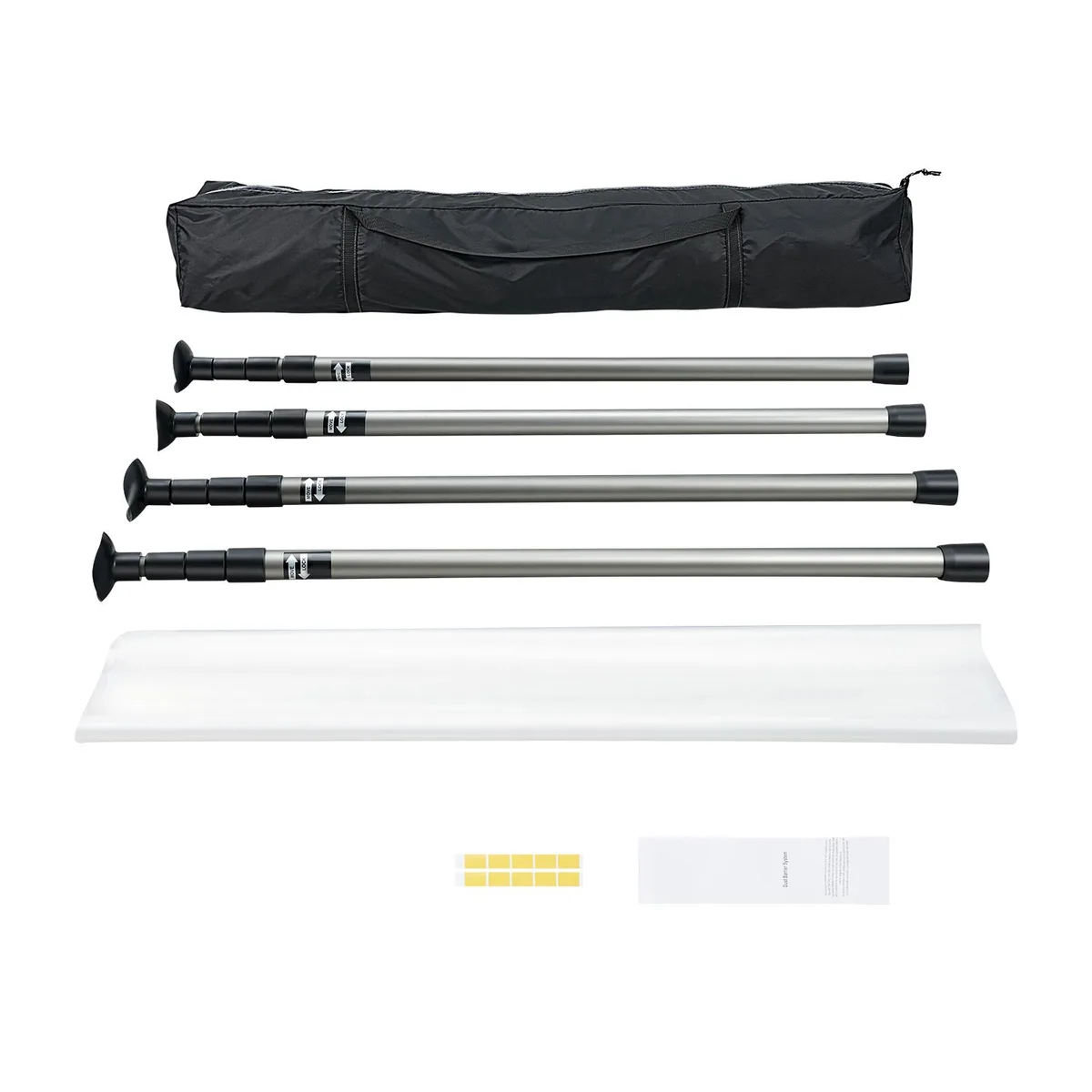 VEVOR VEVOR Dust Barrier System 12 Ft 4 Telescoping Poles 32.8x13.12 Ft Film Carry Bag — product photo