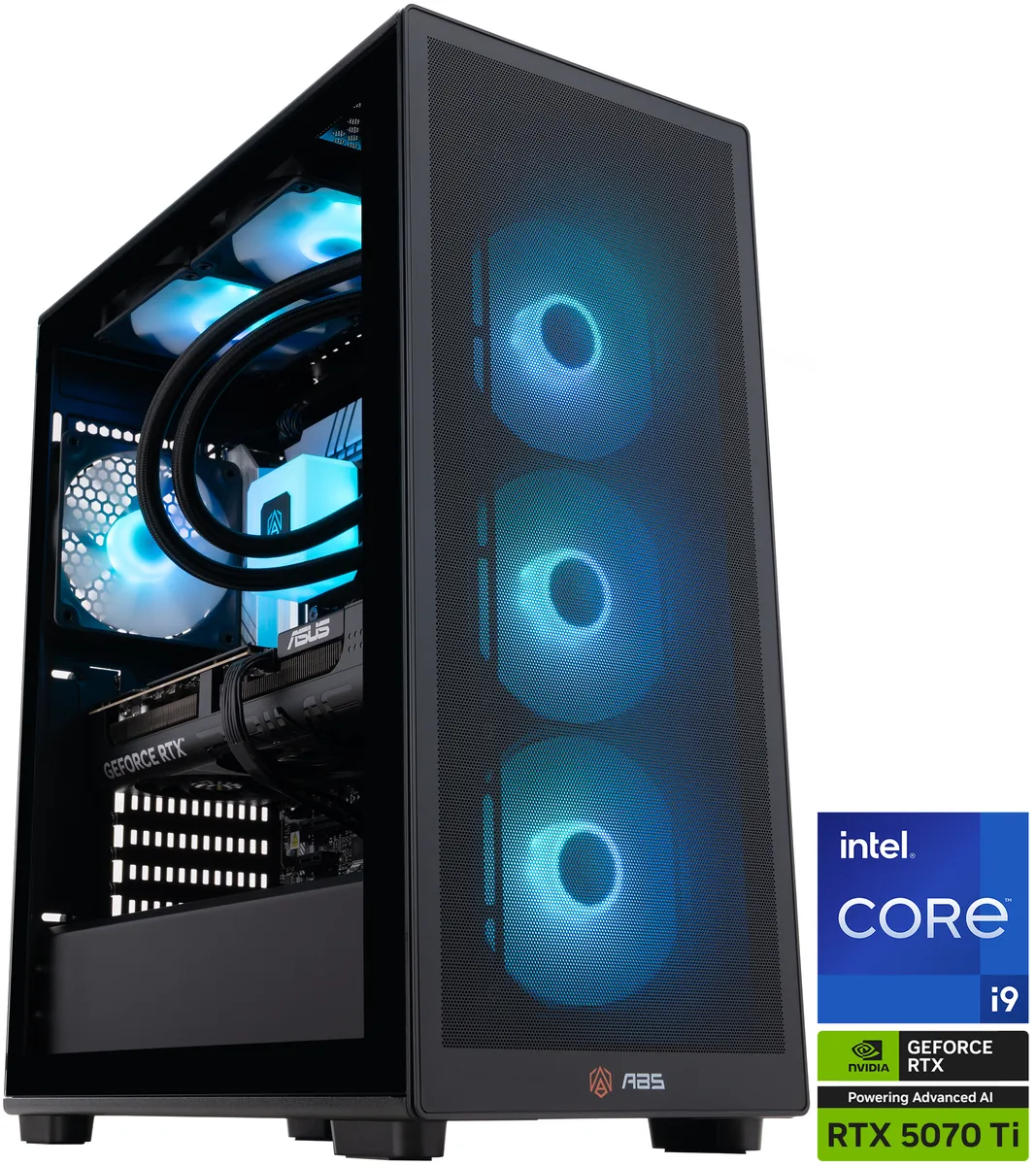 ABS ABS SA14900KF5070TI2 Stratos Aqua gaming PC i9-14900KF RTX 5070 Ti 16GB 32GB 2TB — product photo