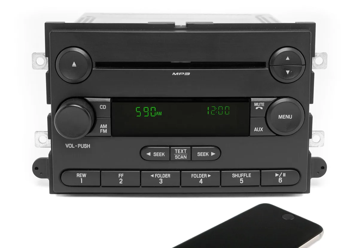 1 Factory Radio 1 Factory Radio 2007 Ford Fusion AM FM CD Player Bluetooth 7L3T-18C869-BE — product photo
