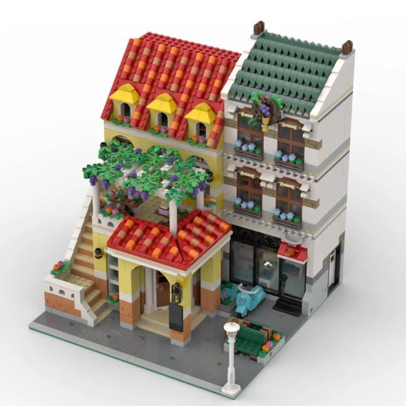 ZITIANYOUBUILD ZITIANYOUBUILD MOC-85678 Modular La Locanda Italian Restaurant 2345pcs — product photo