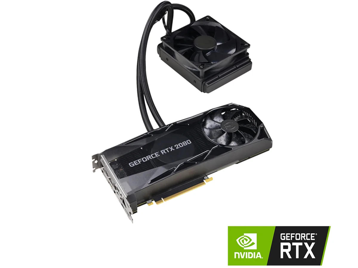 EVGA EVGA 08G-P4-2184-KR GeForce RTX 2080 XC Hybrid graphics card — product photo
