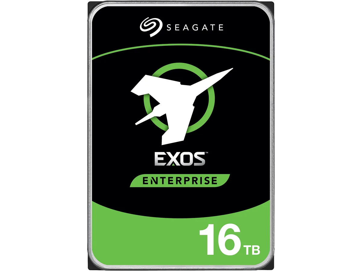 Seagate Seagate Exos X16 16TB SAS 12Gb/s 7200 RPM 256MB 3.5" ST16000NM002G internal hard drive — product photo
