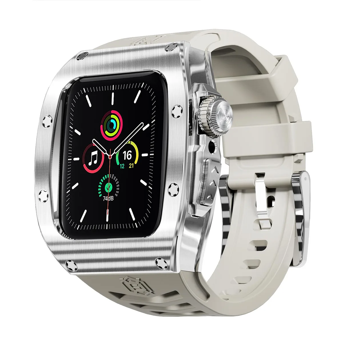 BONAEVER BONAEVER Mod Kit Stainless Steel Case 45mm/44mm White — product photo
