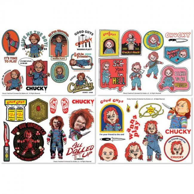 Fanattik Fanattik Chucky Tech Decals 35 designs 4 sheets — product photo