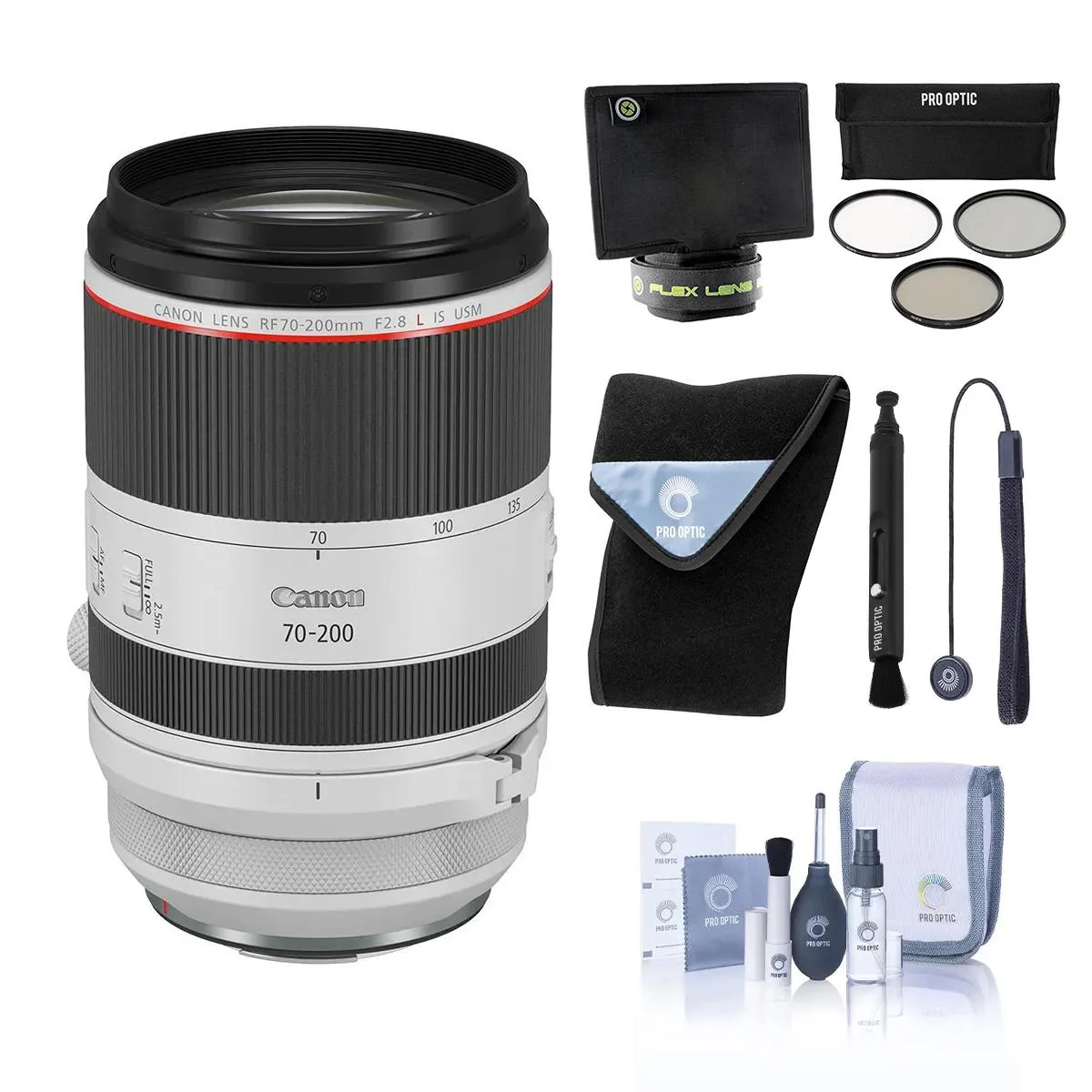 Canon Canon RF 70-200mm f/2.8L IS USM Lens Bundle with Flex Shade Filter Kit — product photo