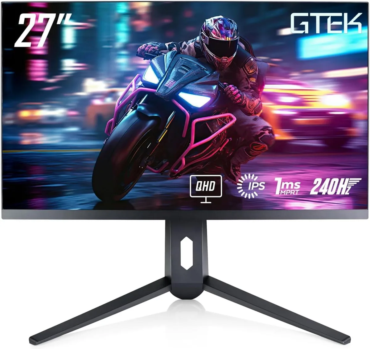 GTEK ELECTRONICS GTEK ELECTRONICS Q2740P 27 240Hz 1440p gaming monitor — product photo
