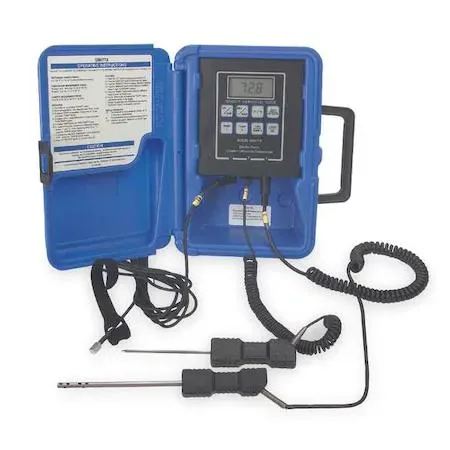 Cooper Atkins Cooper Atkins SRH77A thermometer humidity meter 3 channels +/-0.3F accuracy -40 to 300F 10-95% RH backlit LCD — product photo