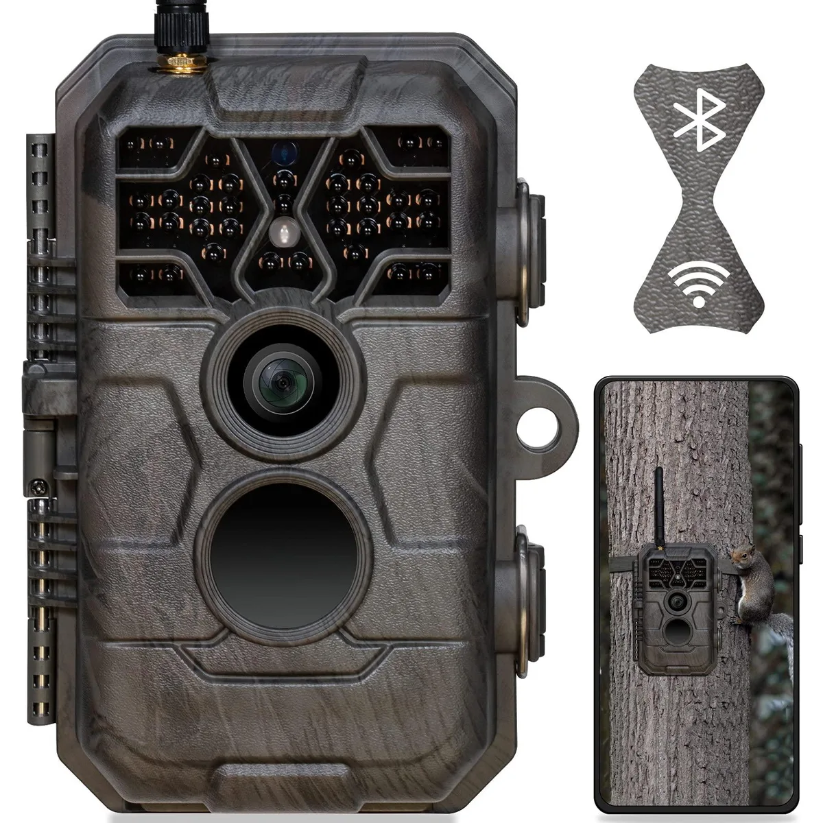  Meidase P80 Pro Trail Camera 48MP 1296p 110° No Glow Night Vision WiFi Bluetooth — product photo
